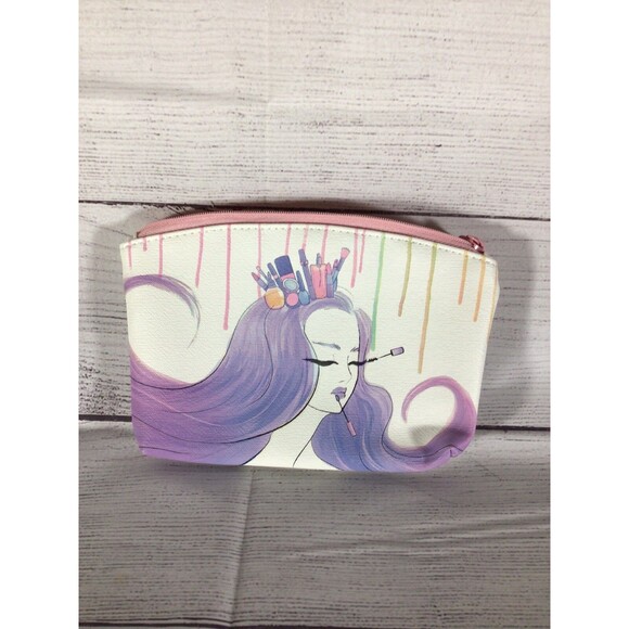 NEW Ipsy August 2016 Sugar Highness Glam Bag Makeup Bag Purple Mermaid Princess - Picture 1 of 6